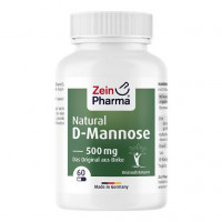 Пищевая добавка с D-маннозой NATURAL D-Mannose 500 mg Kapseln 60 шт Zein Pharma Пищевая добавка с D-маннозой NATURAL D-Mannose 500 mg Kapseln 60 шт Zein Pharma